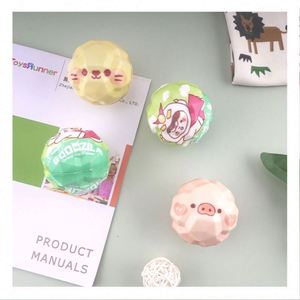 Jumbo Squishy Rainbow 3D <b>Ball</b> Stress Texture Pu Foam Rugby Funny Tpr Unbreakable <b>Squeeze</b> <b>Ball</b> Stress - Product Image 2