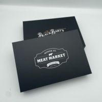 Emballage de Boîte Rigide en Papier Personnalisé, Boîtes d'Emballage de Cheveux avec Logo Personnalisé, Coffret Cadeau Magnétique Personnalisé Noir Sur Mesure