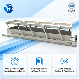 Sistema di Lavaggio Automatico a Gantry con Cancello Idraulico <span class=keywords><strong>in</strong></span> Acciaio Inox SS304 per Impianti Fognari - Product Image 3