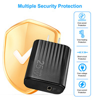 Chargeur rapide 25W PD3.0 Type-C avec protection OTP/OVP pour téléphones et mobiles