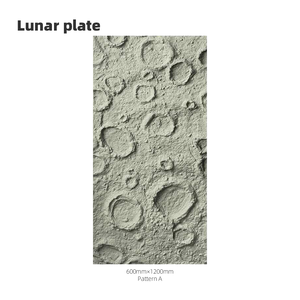 Panneaux en pierre lunaire PU, plusieurs tailles, imperméables, ignifuges, résistants aux UV, pour la décoration murale intérieure et extérieure des villas - Product Image 1