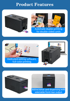 Printer Kartu ID Warna Dua Sisi S22K Dengan Sublimasi Pewarna, Koneksi USB, Perangkat Lunak Bergaya MS Office, Thermal 300DPI, Tersedia