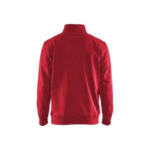 BLAKLADER - 335311585699XS Half-zip 2-<b>tone</b> sweatshirt <b>Red</b>/Black - EAN 7330509596982 WORK HOODIES - Product Image 2