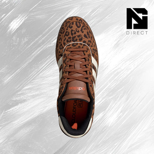 Adidas Breaknet Sleek Leopard Dusky Bronze Zapatillas de skate para mujer con cordones y punta redonda estilo primavera - Product Image 4