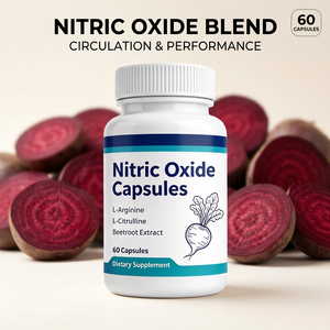 Capsules d'oxyde nitrique OEM, 60 capsules, supplément de L-Arginine et L-Citrulline, supplément à base de plantes, usine de suppléments - Product Image 1