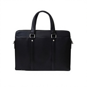 Porte-documents d'affaires de luxe en cuir véritable, grand format, imperméable, de haute qualité, durable, fermeture éclair, toutes saisons, pour hommes - Product Image 1