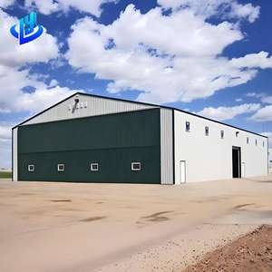 Bâtiment préfabriqué en structure métallique, assemblage <span class=keywords><strong>facile</strong></span>, étanche, solution moderne pour usine, atelier et entrepôt - Product Image 1