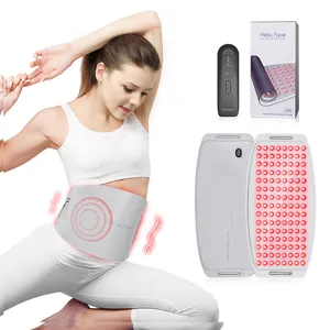 Redlight Therapy Belt Wearable Red Light Therapy Body Wrap Back Waist Joints Pain Relief LED Red Light Wrap Device