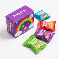 Boîtes d'emballage en sachet debout comestibles pour bonbons lyophilisés, fleurs, biscuits, gommes, résistantes aux enfants, impression en héliogravure résistante à l'humidité