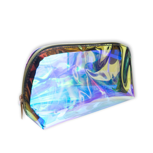 Biểu tượng tùy chỉnh Du Lịch Mỹ phẩm PVC Dây Kéo Túi xách tay công suất lớn đứng lên trang điểm bao bì Zip khóa hiệu ứng ba chiều - Product Image 5