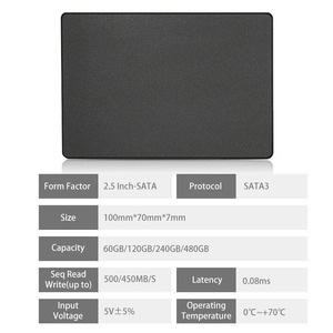 OscOO 2.5 Inch SATA <b>SSD</b> 128GB 4TB TLC Flash Drive <b>For</b> PC <b>Laptop</b> Upgrade - Product Image 3