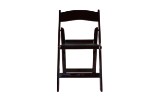 Silla Plegable de Resina de Caoba para Comedor Exterior de Hotel o Villa - Elegancia Clásica, Resistente al Agua, Ideal para Bodas y Eventos Especiales - Product Image 3