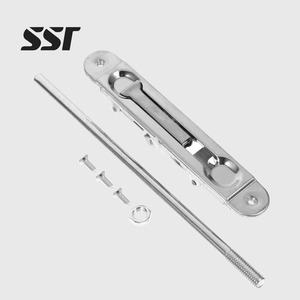 Modern Zinc <b>Flush</b> <b>Door</b> <b>Bolts</b> with Elegant Design Easy Installation & Anti-Theft Features - Product Image 1