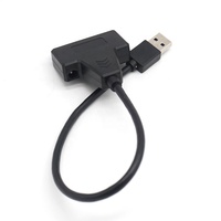 Cable Adaptador USB 3.0 a SATA 3, Convertidor a SATA de 22 Pines para Disco Duro SSD HDD de 1.8/2.5/3.5 Pulgadas