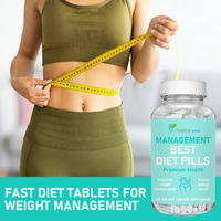 Píldoras Dietéticas de Alta Potencia, Suplemento de Cafeína, Control de Peso Natural a Base de Hierbas, Gestión de Energía, Soporte Metabólico