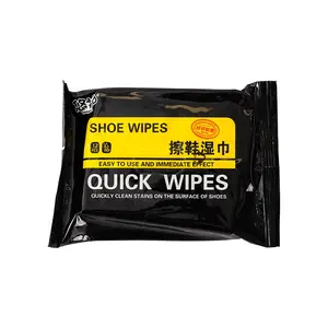Custom Logo Quick Cleaning Shoes Wipes Sneaker Cleaner Wet Wipes For Shoes Quick Cleaning Towel Tissues Shoe Wipes