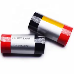 Batteria ricaricabile agli ioni di litio personalizzata all'ingrosso OEM 13400 13350 16350 18350 17350 3.7v batteria ad alta velocità c 850mah per atomizzatore