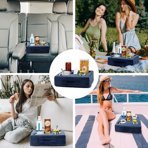 Vassoio Organizer divano letto cuscino portabicchieri in schiuma per auto per telecomando, bevande, snack - Product Image 6