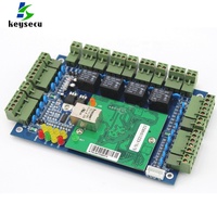 Panel de Control de Acceso para Cerradura de Puerta con Tarjeta de Proximidad RFID Wiegand para Múltiples Puertas (4 Puertas), Software de Seguridad Inteligente Gratuito, TCP/IP