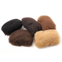 50g Afro Kinky Curly Cheveux Humains En Vrac pour Tressage Locs Naturel Noir #2 #4 #30 #27 #613 Extensions de Cheveux Humains