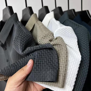 T-shirt à manches courtes en tricot respirant de haute qualité pour hommes et garçons, imprimé avec logo brodé personnalisé, décontracté - Product Image 6