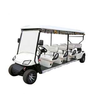 Voiturette de golf électrique 6 places Buggy avec roue 4 places pour grands groupes - Product Image 5