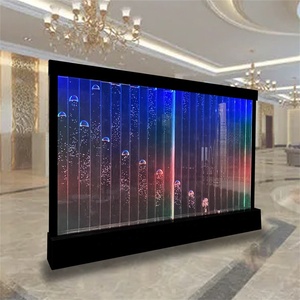 Nhà Hàng Nước Tường Trang Trí Nội Thất Phong Cách Mới Giá Rẻ Phân Vùng Tường Hot Bán Ánh Sáng Thay Đổi Bong Bóng Nước Bảng Điều Chỉnh - Product Image 3