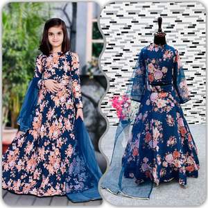 ผ้าจอร์เจียปักลายดิจิทัลสำหรับเด็กทำงานพิมพ์ลายสำหรับเด็กจากผู้ผลิตอินเดีย - Product Image 4