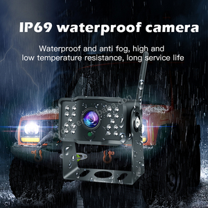 7 inch AHD không dây IPS Monitor với đảo ngược Hệ thống camera IP68 không thấm nước & <span class=keywords><strong>Auto</strong></span> hỗ trợ đỗ xe cho xe tải xe ô tô - Product Image 4