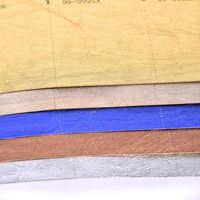 Papier d'emballage texturé lavé, papier kraft laminé 0,55 mm, matériau biodégradable non déchirable