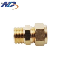 Nailida OEM 15*15 22*22 Système de conditionnement d'air Compression BSPP Raccords de tuyau en laiton Raccord droit