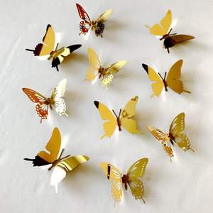 Bedroom Bathroom Living Room Decoration 3D Butterfly Wall Art Sticker Set For Room Home Nursery Classroom Offices - Product Image 3
