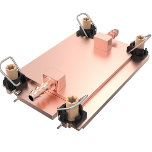 Bloque <span class=keywords><strong>de</strong></span> Refrigeración Líquida <span class=keywords><strong>para</strong></span> CPU <span class=keywords><strong>de</strong></span> Alta Potencia, Totalmente en Cobre, <span class=keywords><strong>para</strong></span> Servidor 1U LGA4677 LGA4189, <span class=keywords><strong>Enfriador</strong></span> Líquido Delgado <span class=keywords><strong>de</strong></span> 400W con <span class=keywords><strong>Base</strong></span> <span class=keywords><strong>de</strong></span> Cobre - Product Image 1