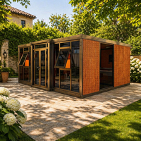 Maison conteneur moderne modulaire pliable et extensible de haute qualité 20ft 30ft 40ft, 2-3 chambres, maison mobile, hôtel, villa
