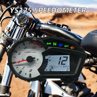 Spidometer Digital OEM/ODM untuk Sepeda Motor, Kondisi Baru, Bahan Plastik untuk Yamaha YS125 Fazer 150 Crosser 150
