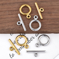 Fermoir OT en acier inoxydable poli sans couture, pour collier DIY, bracelet de perles, connecteur d'extrémité, accessoires de bijoux faits à la main