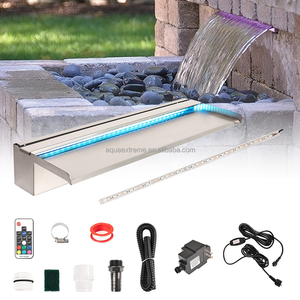 <span class=keywords><strong>PONDO</strong></span> ชุดน้ำพุสระน้ำ24นิ้ว,น้ำพุสระน้ำสเตนเลสสตีลพร้อมไฟ LED 7สีสำหรับตกแต่งกลางแจ้งชุดทางเดินนอกชาน - Product Image 2