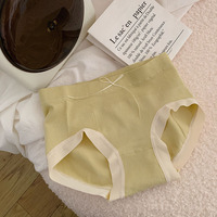 Sous-vêtements féminins doux et cireux, culottes mi-hautes pour femmes, fines, respirantes, douces, qui remontent les fesses et le ventre