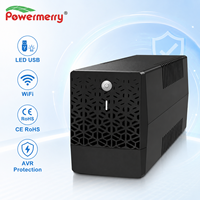 Alimentation sans interruption monophasée mini 650VA 220V 50Hz AVR avec LED USB CE RoHS pour ordinateur, routeur, POS, CCTV, usage domestique et bureautique