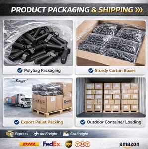 Pernos hexagonales con brida <span class=keywords><strong>de</strong></span> acero inoxidable SS304 A2-70, venta al por mayor directa <span class=keywords><strong>de</strong></span> fábrica, sujetadores industriales personalizados M5-M20 - Product Image 6