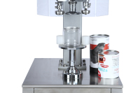 Selladora de latas de papel de Metal eléctrica semiautomática para máquina de enlatado de bebidas