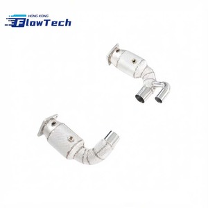 ท่อไอเสียสมรรถนะสูงสำหรับ Porsche 911 991.2 Carrera 3.0T T304 สแตนเลสสตีล พร้อมแผ่นกันความร้อน Eur 5 200 เซลล์ - Product Image 4