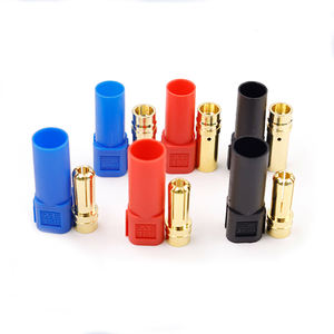 고전류 아마스 6mm Xt150 M F 커넥터 레드 블랙 블루 남성 여성용 Ev Xt150-m Xt150-f Xt 150 바나나 플러그 RC 리포 배터리용 - Product Image 1