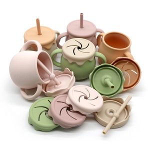 Vaso de Silicona de Grado Alimenticio Personalizado OEM ODM, Libre de BPA, para Bebés, con Asa, para Agua, <span class=keywords><strong>Leche</strong></span>, Snacks, Biberón - Product Image 6