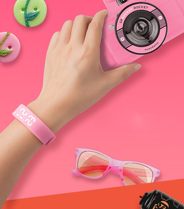 Studenten Silikon band weiß LED-Anzeige Elektronische vibrierende Alarm 3D Schritt zähler Digitaluhr Fitness Armband - Product Image 5