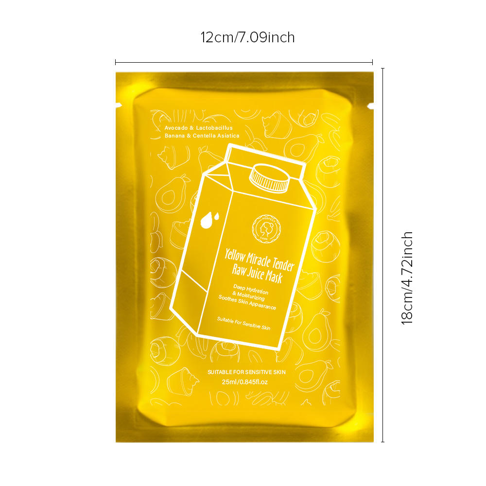 Yellow Miracle Tender Raw Juice Mask