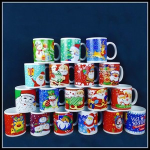 Taza de cerámica con impresión completa personalizada, 11oz de cerámica de tazas de café, regalo de promoción de 330ml, para vacaciones de Navidad - Product Image 3