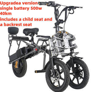 <span class=keywords><strong>Tricycle</strong></span> électrique <span class=keywords><strong>pliable</strong></span> à 3 roues, scooter, cadre intégré en alliage d'aluminium au lithium de 15,6 Ah, moteur de moyeu arrière, vélo pliant double - Product Image 5