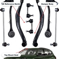 Bras de suspension inférieur avant et rotule de bras de direction pour BMW X3 Série E83 – Pièces de rechange pour suspension de châssis automobile