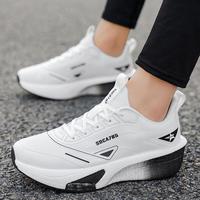 Chaussures de course unisexes en maille d'été, légères, respirantes, résistantes aux chocs, résistantes à l'usure, tendance, avec plaque en carbone